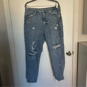 Distressed Mom Jeans From H&M